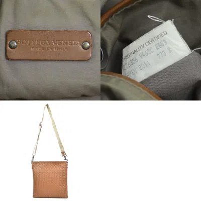 Pre-owned Bottega Veneta Brown Intrecciato Shoulder Bag ()