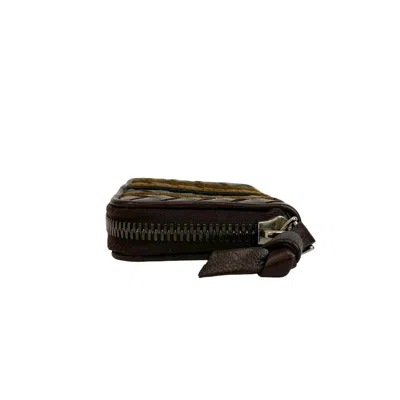 Pre-owned Bottega Veneta Brown Leather Coin Purse/coin Case ()