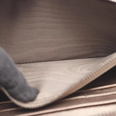 Pre-owned Bottega Veneta Brown Leather Long Wallet (bi-fold) ()