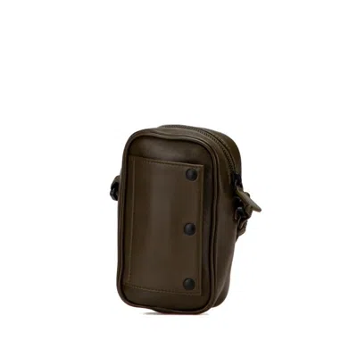 Pre-owned Bottega Veneta Green Khaki Pouch Shoulder Bag () In Multi