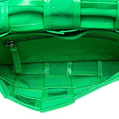 Pre-owned Bottega Veneta Green Leather Shoulder Bag Sling Bag ()