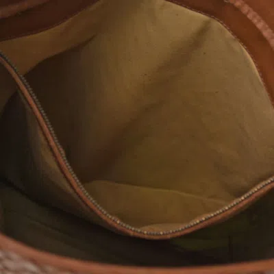 Pre-owned Bottega Veneta Intrecciato Brown Intrecciato Shoulder Bag ()