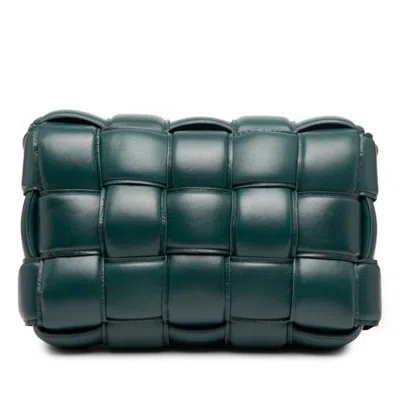 Pre-owned Bottega Veneta Intrecciato Green Intrecciato Shoulder Bag ()