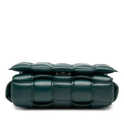 Pre-owned Bottega Veneta Intrecciato Green Intrecciato Shoulder Bag ()