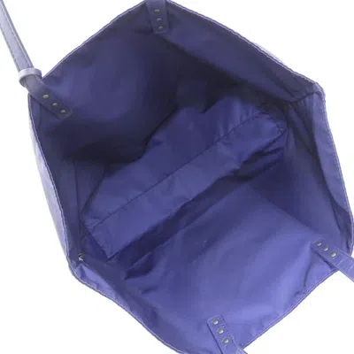 Pre-owned Bottega Veneta Intrecciolusion Blue Nylon Tote Bag ()