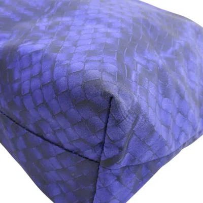 Pre-owned Bottega Veneta Intrecciolusion Blue Nylon Tote Bag ()