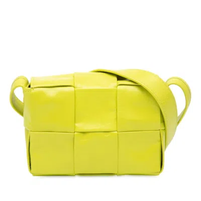 Pre-owned Bottega Veneta Light Green Leather Shoulder Bag ()