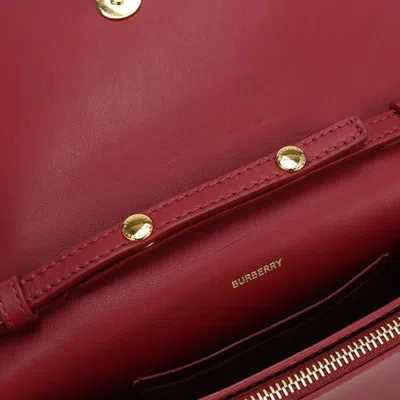 Pre-owned Burberry Beige Cotton Leather Shoulder Bag () In Sand