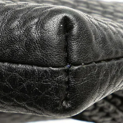 Pre-owned Burberry Black Leather Pochette Shoulder Bag ()