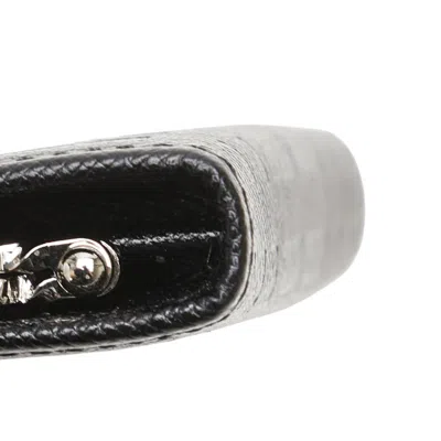 Pre-owned Burberry Black Pvc Leather Coin Purse/coin Case ()