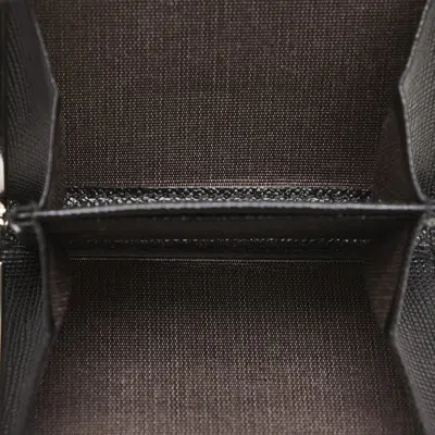 Pre-owned Burberry Black Pvc Leather Coin Purse/coin Case ()