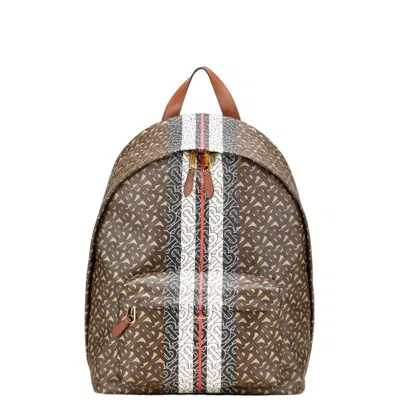 Pre-owned Burberry Brown Pvc Leather Backpack ()