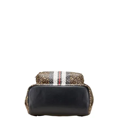 Pre-owned Burberry Brown Pvc Leather Backpack ()