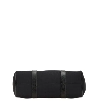 Pre-owned Bvlgari Black Canvas Leather Tote Bag ()