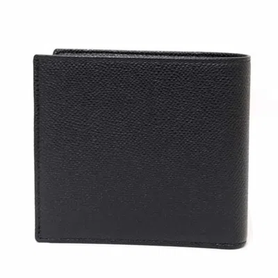 Pre-owned Bvlgari Black Blue Wallet (bi-fold) () In Multi