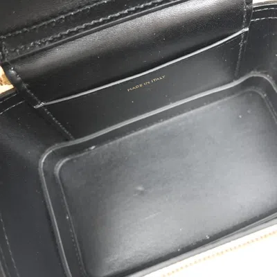 Pre-owned Bvlgari Forever Serpenti Vanity Bag Leather Beige Leather Handbag () In Sand