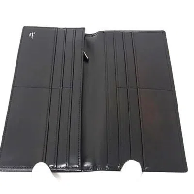 Pre-owned Cartier Black Leather Coin Purse/coin Case ()