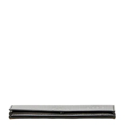 Pre-owned Cartier Black Long Wallet (bi-fold) ()