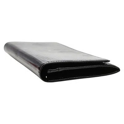 Pre-owned Cartier Black Long Wallet (bi-fold) ()