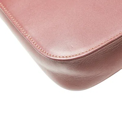 Pre-owned Cartier Bordeaux Wine Red Leather Shoulder Bag () In Burgundy