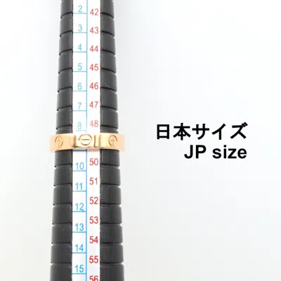 Pre-owned Cartier Gold Clear Pink Gold (18k) Band Ring ()