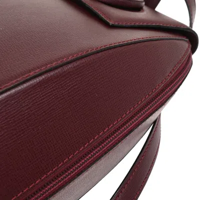 Pre-owned Cartier Happy Birthday Backpack Leather Burgundy Leather Backpack Bag ()