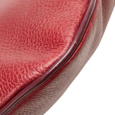 Pre-owned Cartier Red Color Leather Shoulder Bag ()