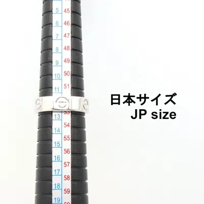 Pre-owned Cartier Silver White Gold (18k) Band Ring ()