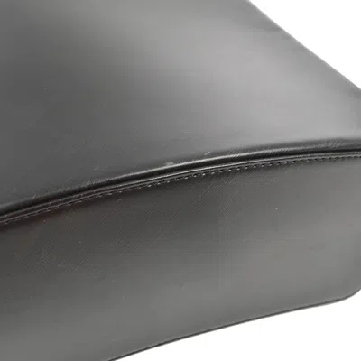 Pre-owned Cartier Trinity Hand Bag Leather Black Leather Handbag ()