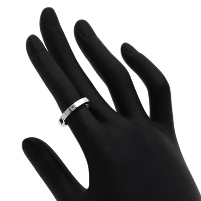 Pre-owned Cartier White Gold White Gold (18k) Band Ring ()