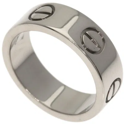 Pre-owned Cartier White Gold White Gold (18k) Band Ring ()