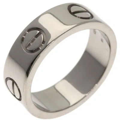 Pre-owned Cartier White Gold White Gold (18k) Band Ring ()