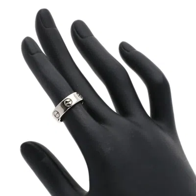 Pre-owned Cartier White Gold White Gold (18k) Band Ring ()