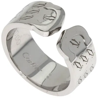 Pre-owned Cartier White Gold White Gold (18k) Band Ring ()