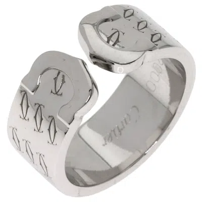 Pre-owned Cartier White Gold White Gold (18k) Band Ring ()