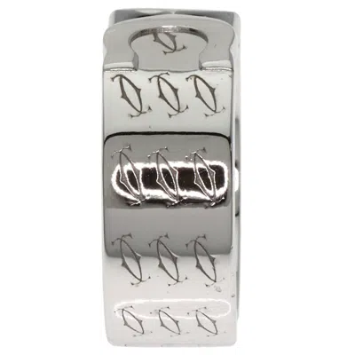 Pre-owned Cartier White Gold White Gold (18k) Band Ring ()