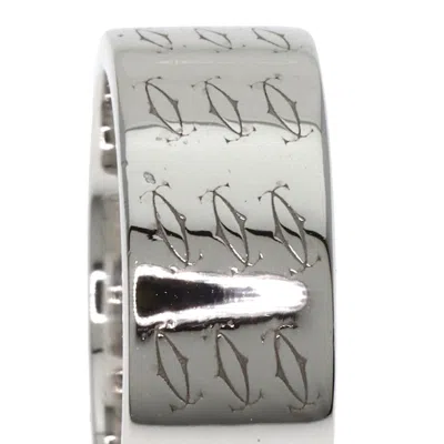 Pre-owned Cartier White Gold White Gold (18k) Band Ring ()