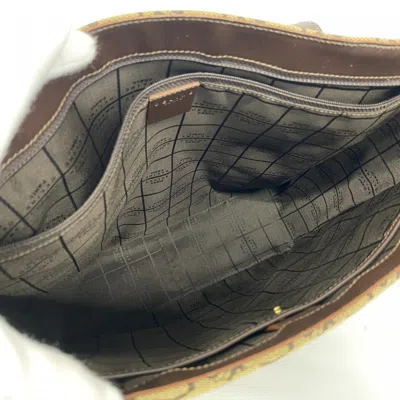 Pre-owned Celine Beige Brown Canvas Tote Bag () In Multi