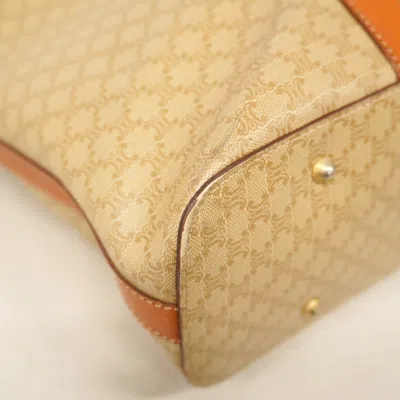 Pre-owned Celine Beige Brown Pvc Tote Bag () In Multi