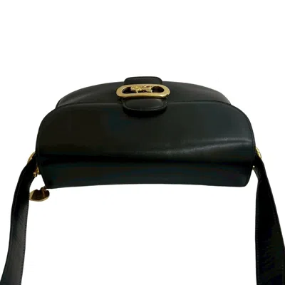 Pre-owned Celine Black Leather Pochette Shoulder Bag ()