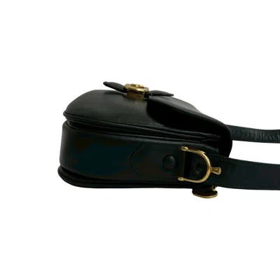 Pre-owned Celine Black Leather Pochette Shoulder Bag ()