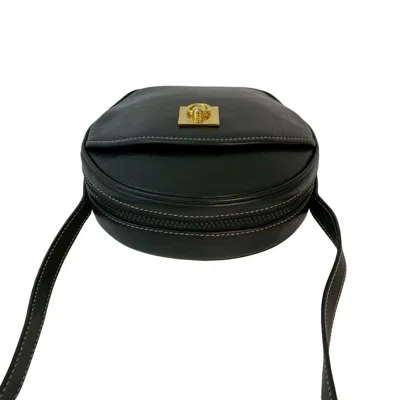 Pre-owned Celine Black Leather Pochette Shoulder Bag ()
