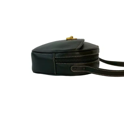 Pre-owned Celine Black Leather Pochette Shoulder Bag ()