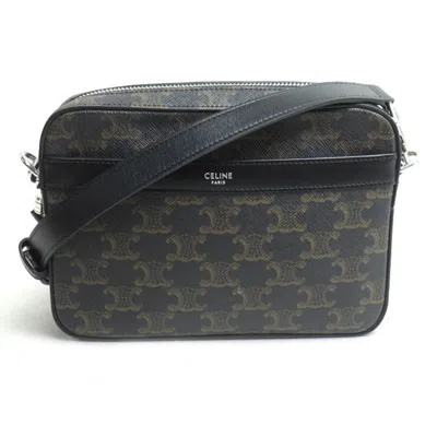 Pre-owned Celine Black Pvc Leather Shoulder Bag ()