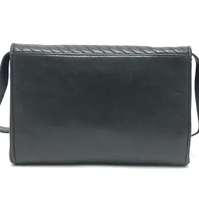 Pre-owned Celine Black Quilting Clutch Bag Pochette Shoulder Bag ()