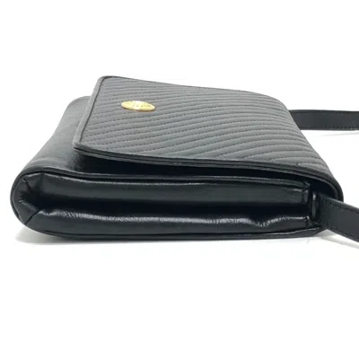 Pre-owned Celine Black Quilting Clutch Bag Pochette Shoulder Bag ()