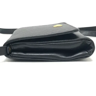 Pre-owned Celine Black Quilting Clutch Bag Pochette Shoulder Bag ()