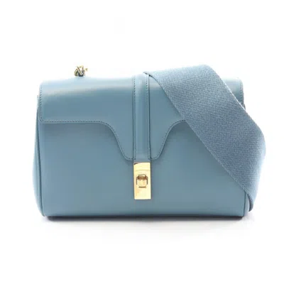 Pre-owned Celine Blue Leather Shoulder Bag ()