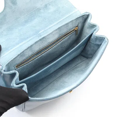 Pre-owned Celine Blue Leather Shoulder Bag ()