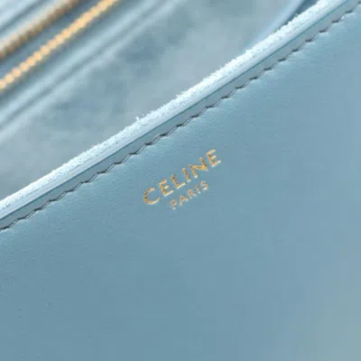Pre-owned Celine Blue Leather Shoulder Bag ()